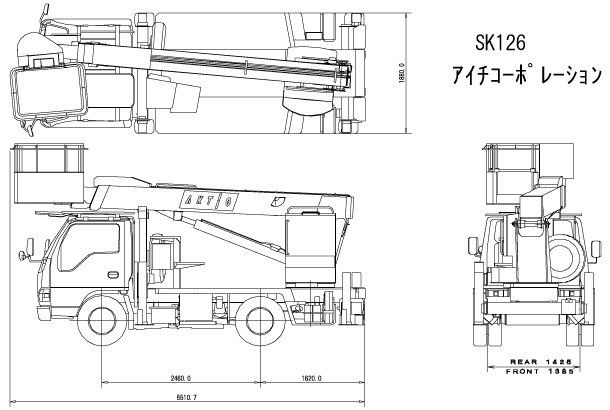 高所作業車 作業足場 建築機器のcadデータ アクティオ 提案のある建設機械 重機レンタル