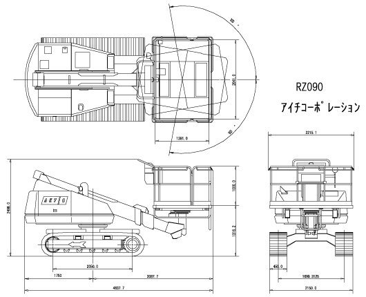 高所作業車 作業足場 建築機器のcadデータ アクティオ 提案のある建設機械 重機レンタル