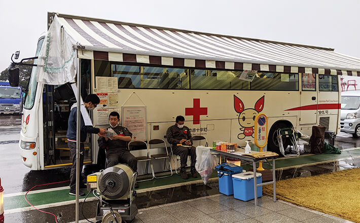 佐野テクノパーク統括工場での献血活動