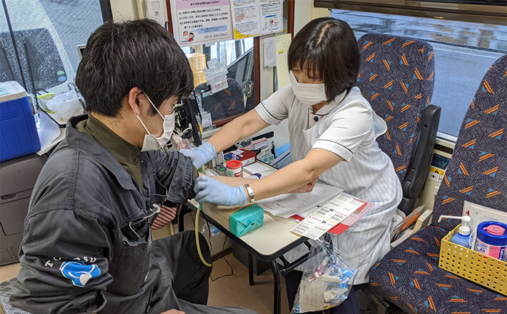 佐野テクノパーク統括工場での献血活動