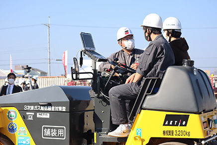 和歌山高専学外実習『i-Construction/ICT建機による実機体験』