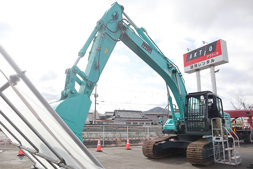 和歌山工業・和歌山高専学外実習『i-Construction/ICT建機による実機体験』