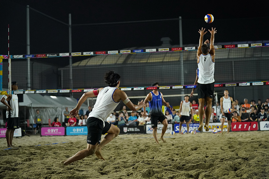 アクティオエキシビションマッチ ビーチバレーボール立川立飛