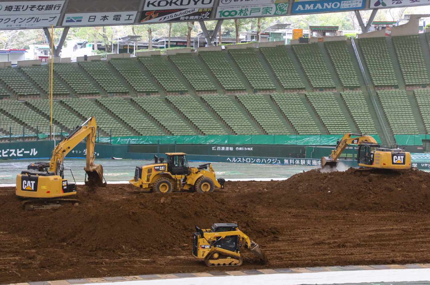 MONSTER JAM ® 2019 IN JAPANの舞台裏でアクティオのレンタル機材が大活躍