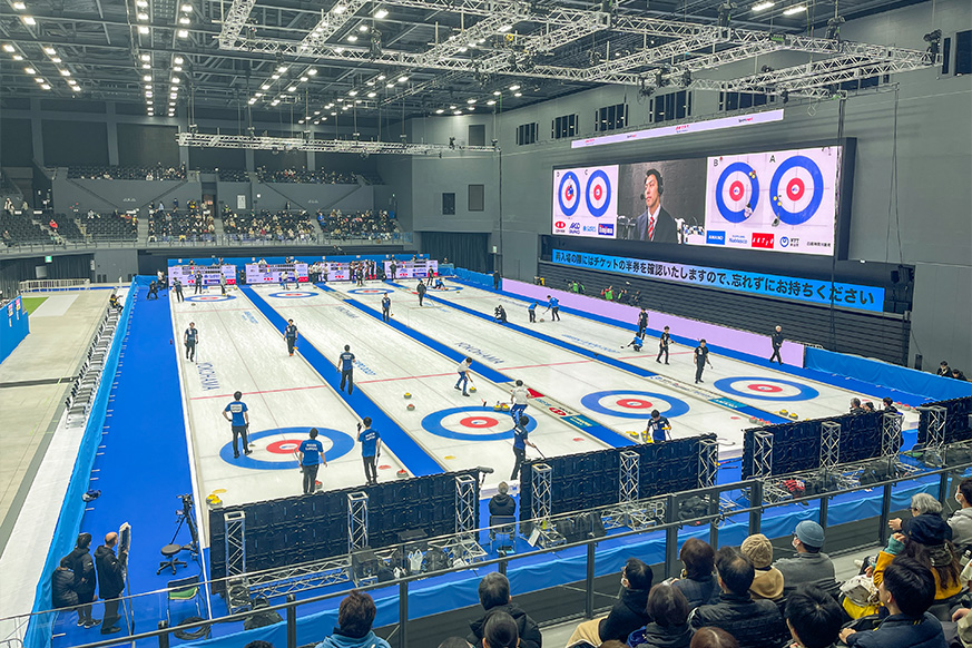 日本カーリング選手権大会 横浜2025　会場設営や電源供給など、環境整備を担うアクティオの取り組み