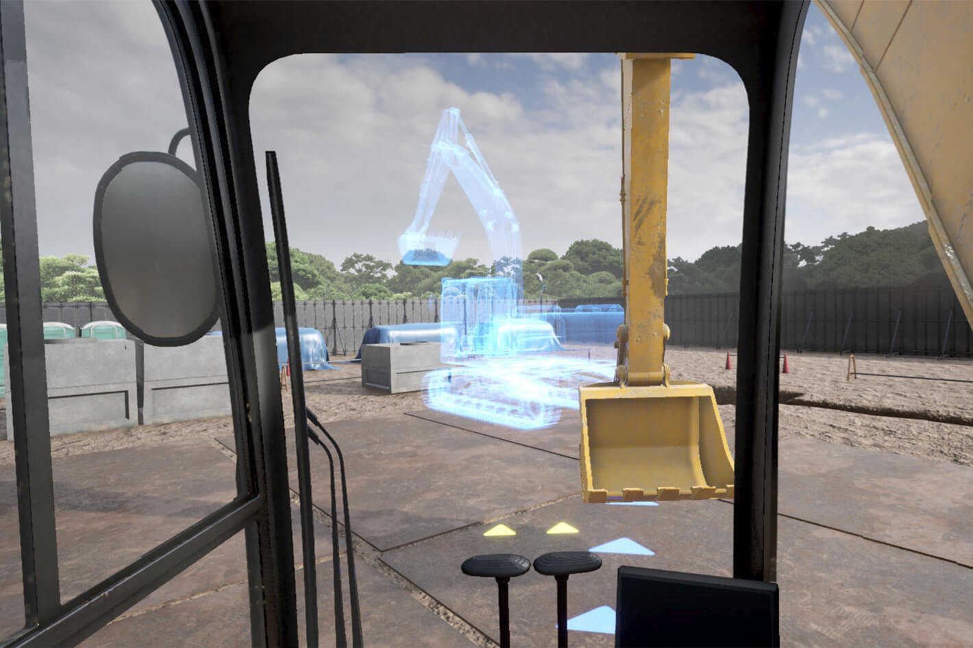 VRを使った安全教育システム「Safety Training System VR of AKTIO」にバックホー編が登場