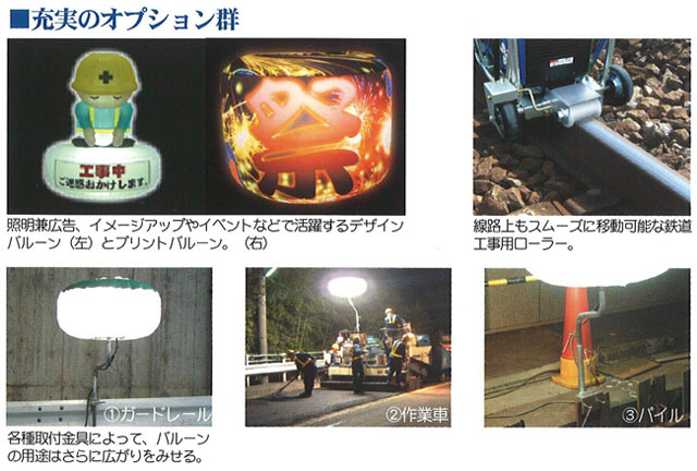 照明機器レンタルのご提案 アクティオ 提案のある建設機械 重機レンタル