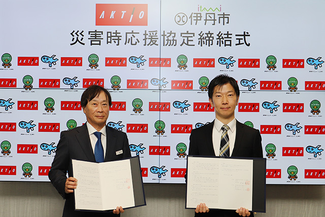 12/18 兵庫県伊丹市と災害協定を締結しました