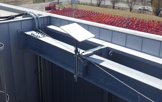 【千歳テクノパーク統括工場　設置風景】