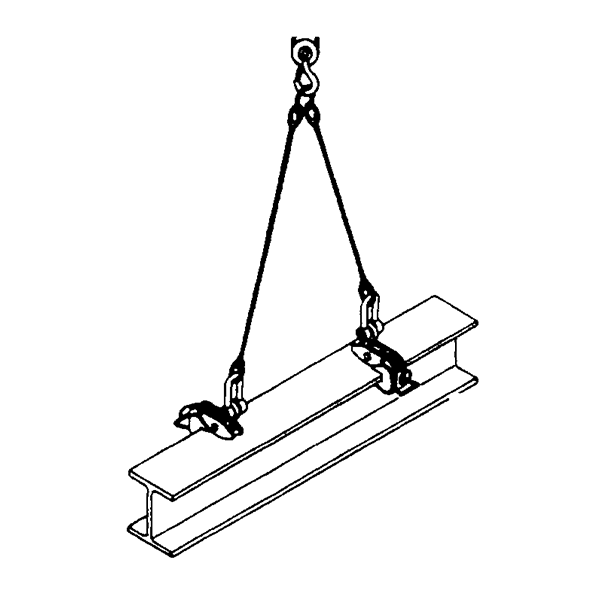 12月スーパーSALE 横つり専用クランプABA型 使用荷重1.5T 範囲4〜28mm