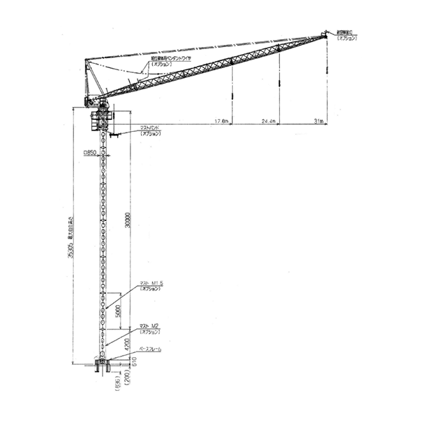 タワークレーン（40t・m以下）　（JCL055SK）