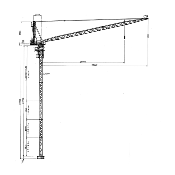 タワークレーン(40t・m以下) DL1 030CO(OTS-50NL)