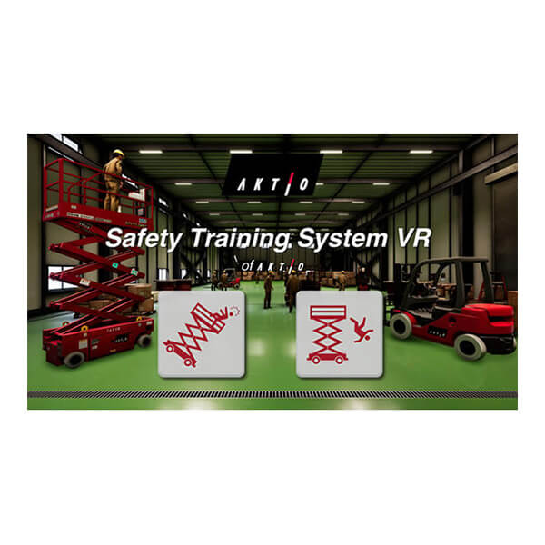 Safety Training System VR of AKTIO　画面イメージ