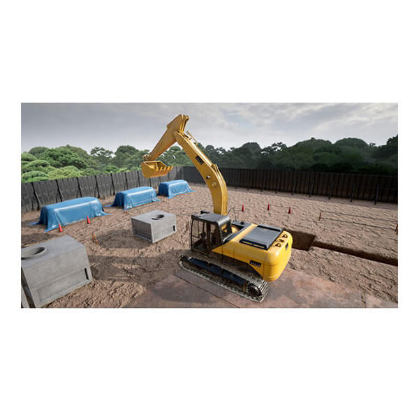 Safety Training System VR of AKTIO　画面イメージ