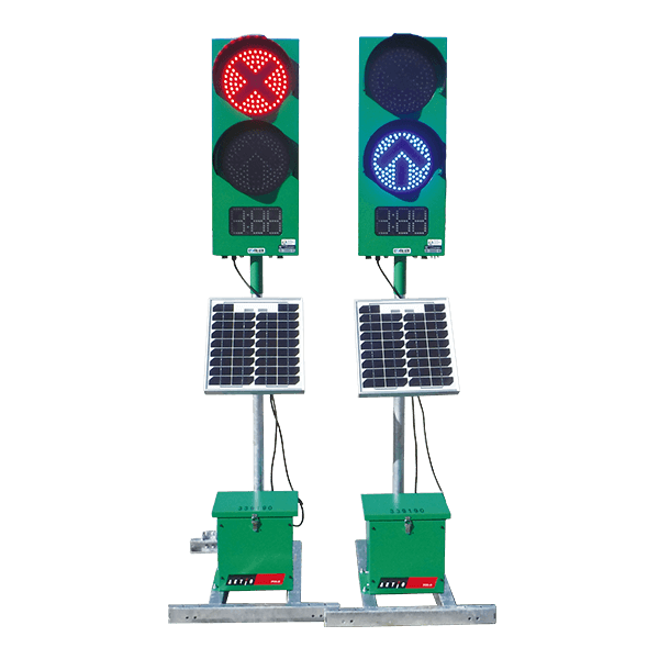 信号機 GPSソーラー2灯 GGJ 11104