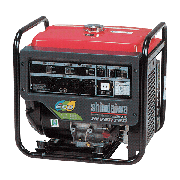 小型発電機 2～3kVA ガソリン型・ディーゼル防音型　ガソリン型