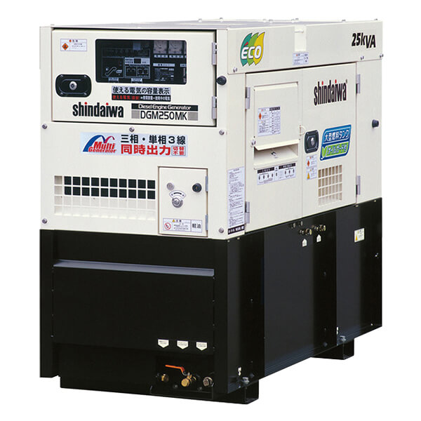 三電源仕様発電機（同時出力・ビッグタンク）　AA7 0250M 002