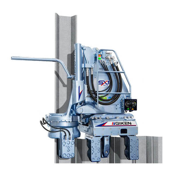 サイレントパイラー®（油圧式杭圧入引抜機）の レンタル | アクティオ