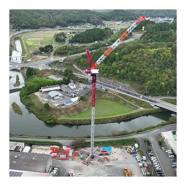 風車建設用タワークレーン