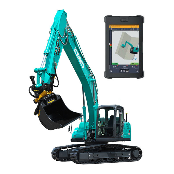 チルトローテータ マシンコントロール3Dバックホー