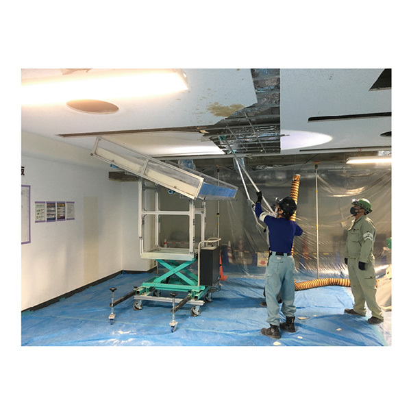 消音ボード受架台 ボードスライダー　作業風景