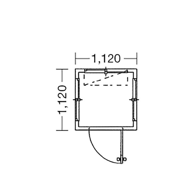 ガードマンBOX　寸法図（NF1 10000）
