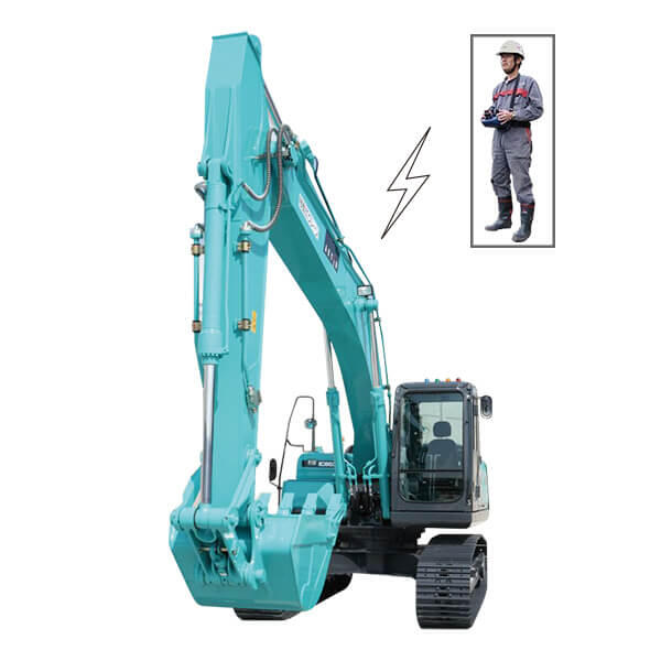 ラジコン対応型バックホー アクティオ 提案のある建設機械 重機レンタル