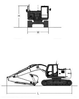 クレーン機能付き解体バックホー　補足画像