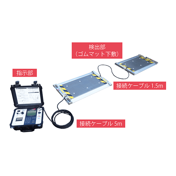 トラックスケール ポータブル車両重量計