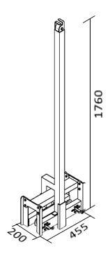 トラック支柱 あおり用 | アクティオ | 建機レンタル（建設機械