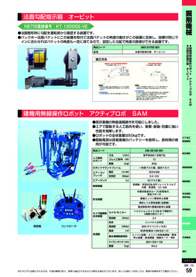 建機用無線操作ロボット　アクティブロボ　SAM