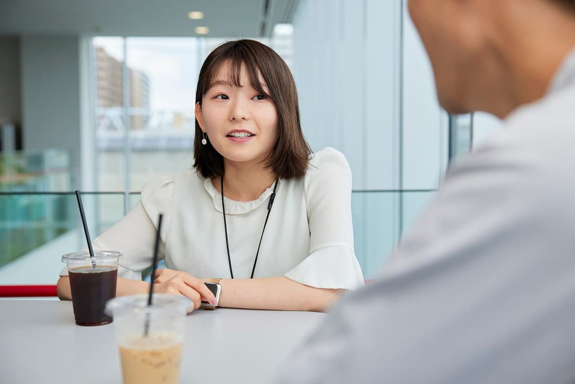 先輩社員との面談